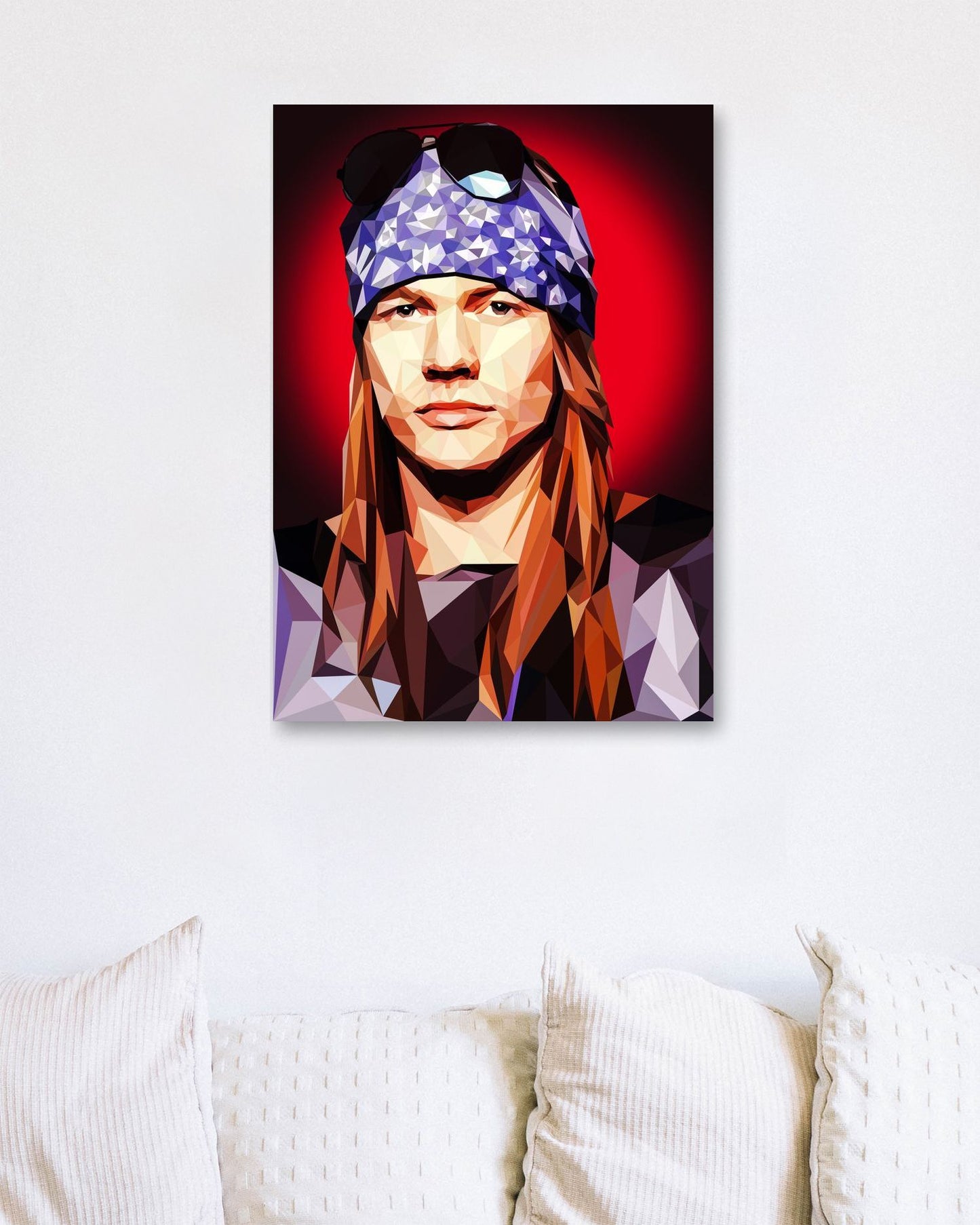 Axl Rose Lowpoly - @YanzGallery