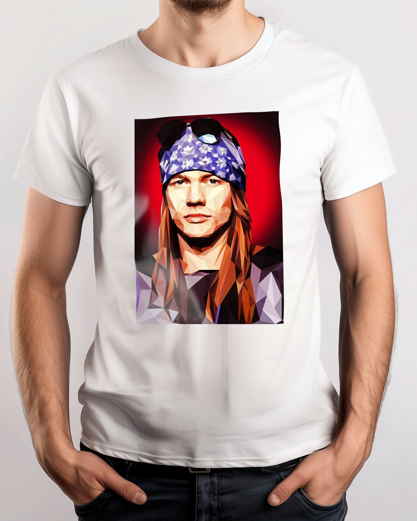 Axl Rose Lowpoly - @YanzGallery