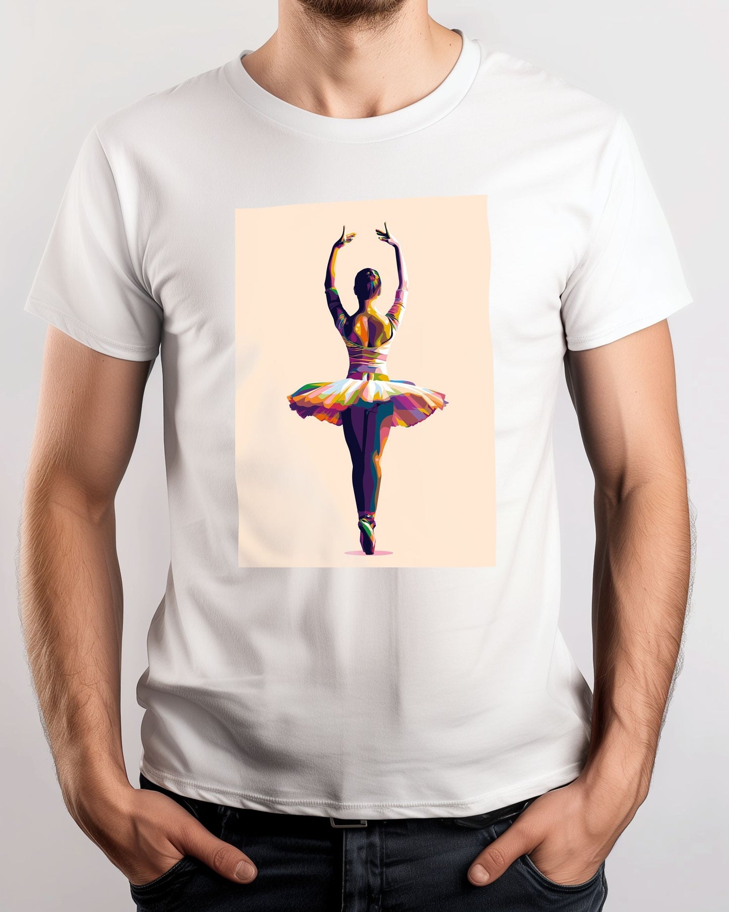 Tee Ballet Pop Art Girl - @WpapArtist