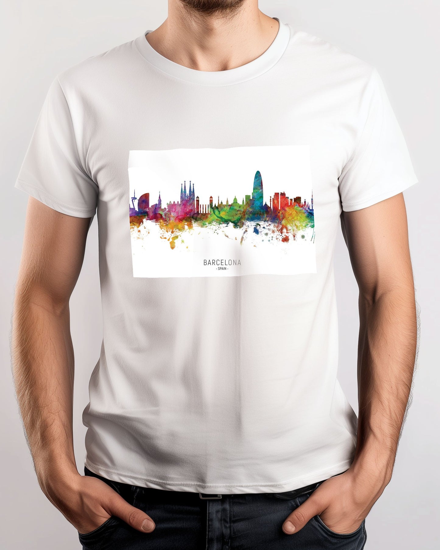 Barcelona Spain Skyline - @MichaelTompsett