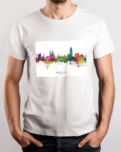 Barcelona Spain Skyline - @MichaelTompsett