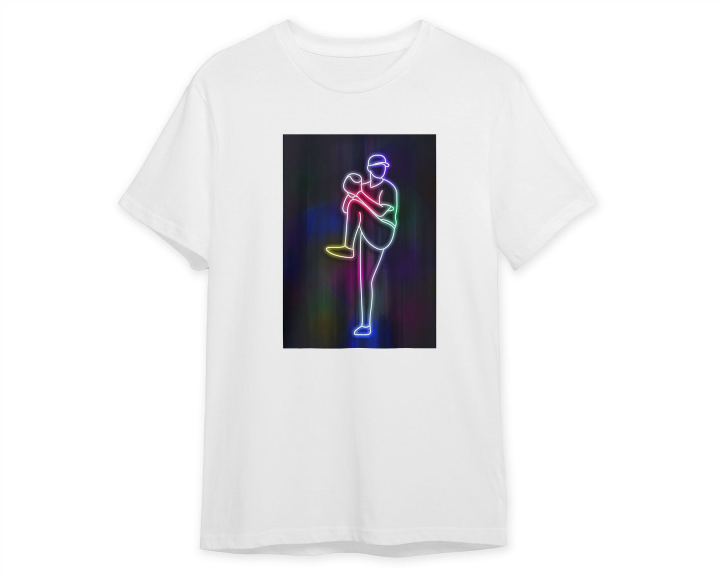 Tee baseball neon art2 - @izmo