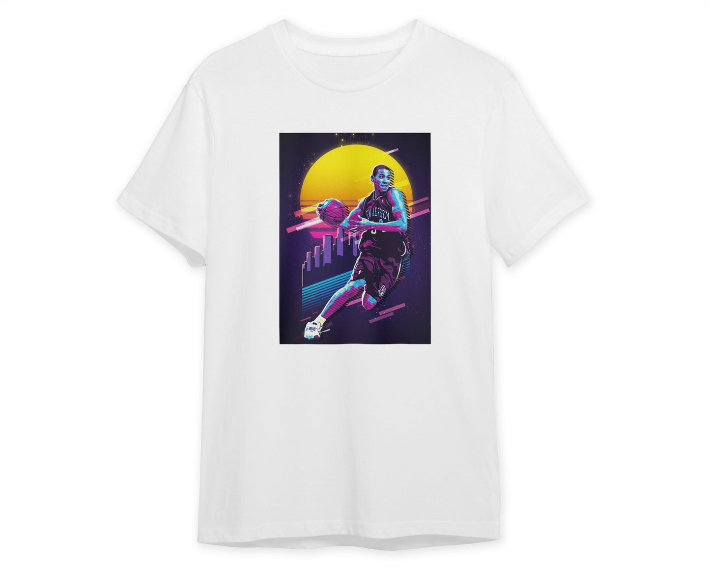 Tee Basket Player - @Retro80s