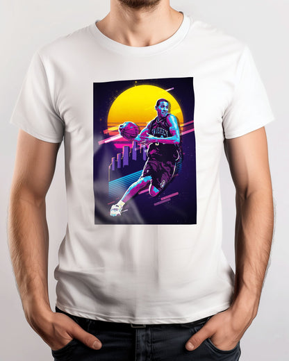 Tee Basket Player - @Retro80s