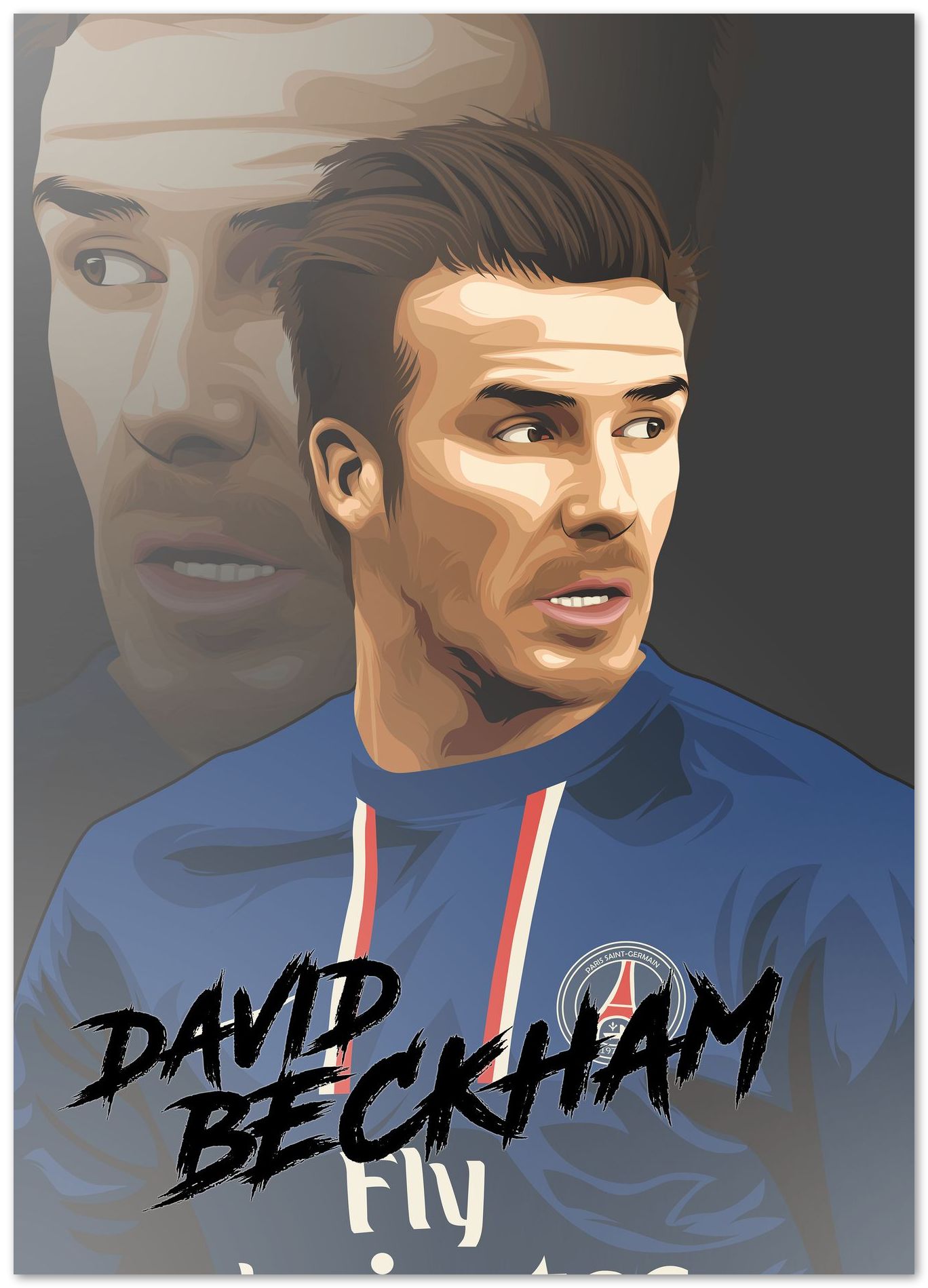 beckham former football player portrait - @wwxy