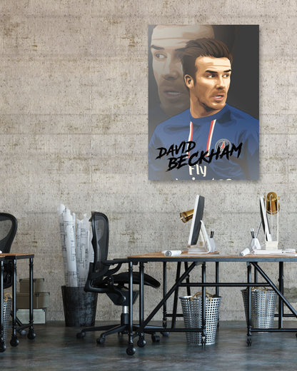 beckham former football player portrait - @wwxy