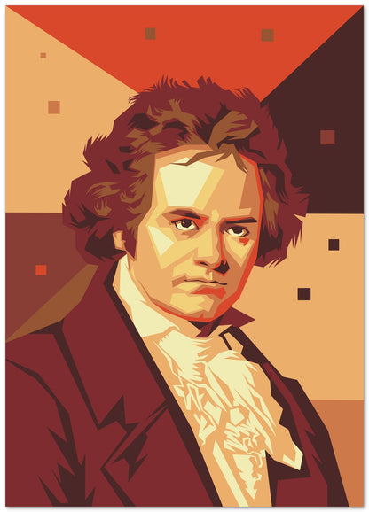 beethoven pop art portrait - @wwxy