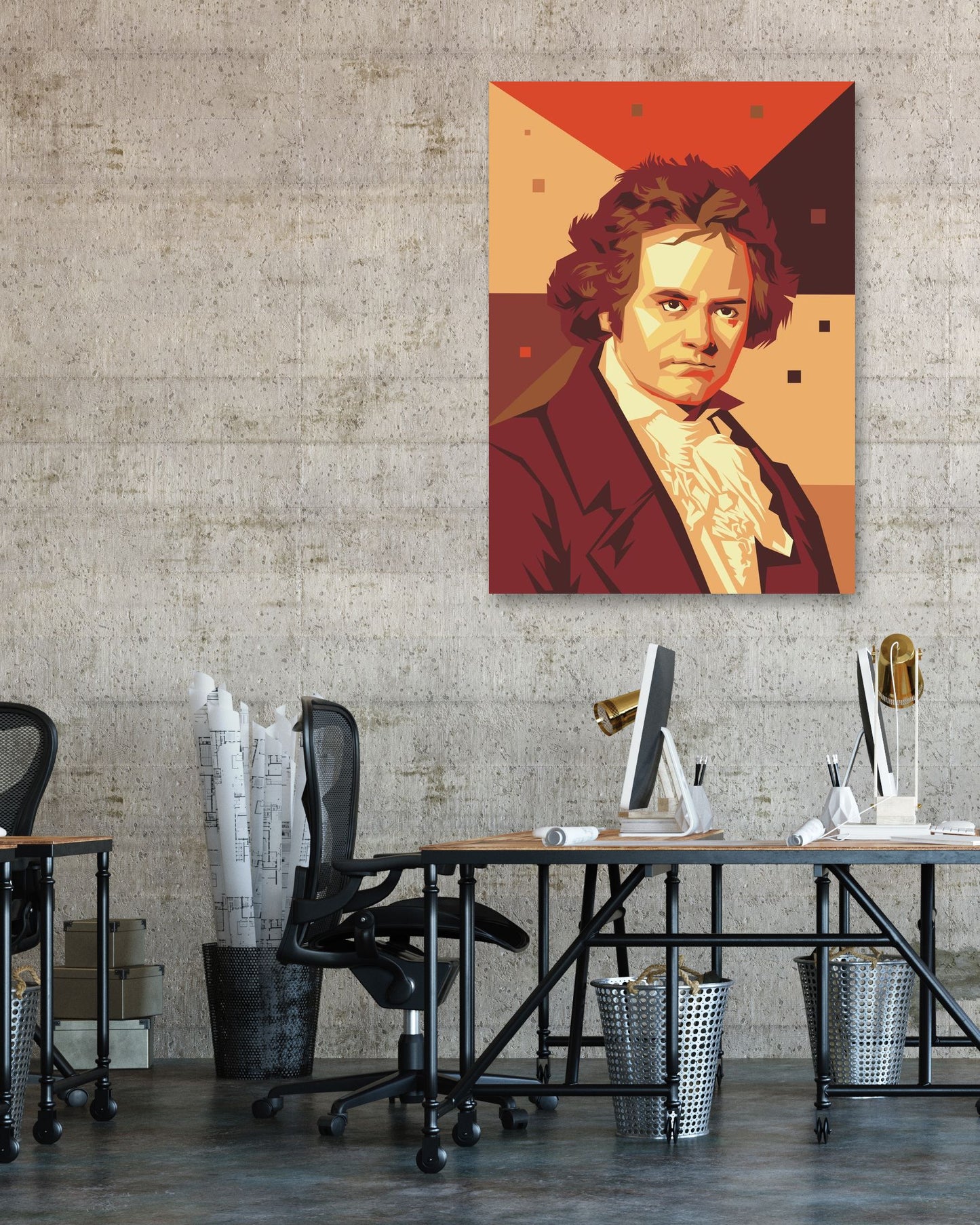 beethoven pop art portrait - @wwxy