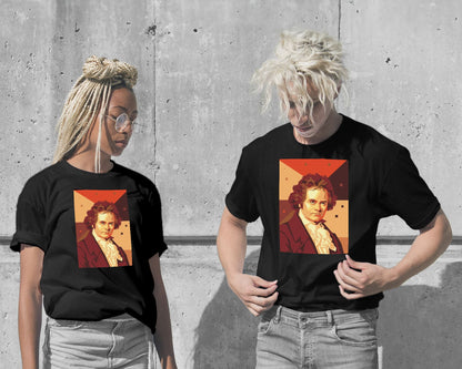 T-Shirt-beethoven pop art portrait - @wwxy-wow.fan