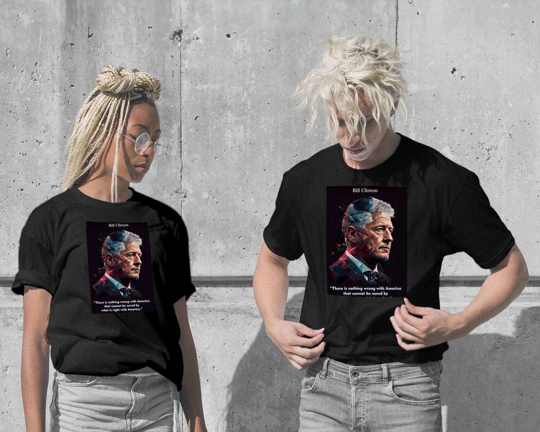 T-Shirt-BIll Clinton Motivation - @WpapArtist-wow.fan