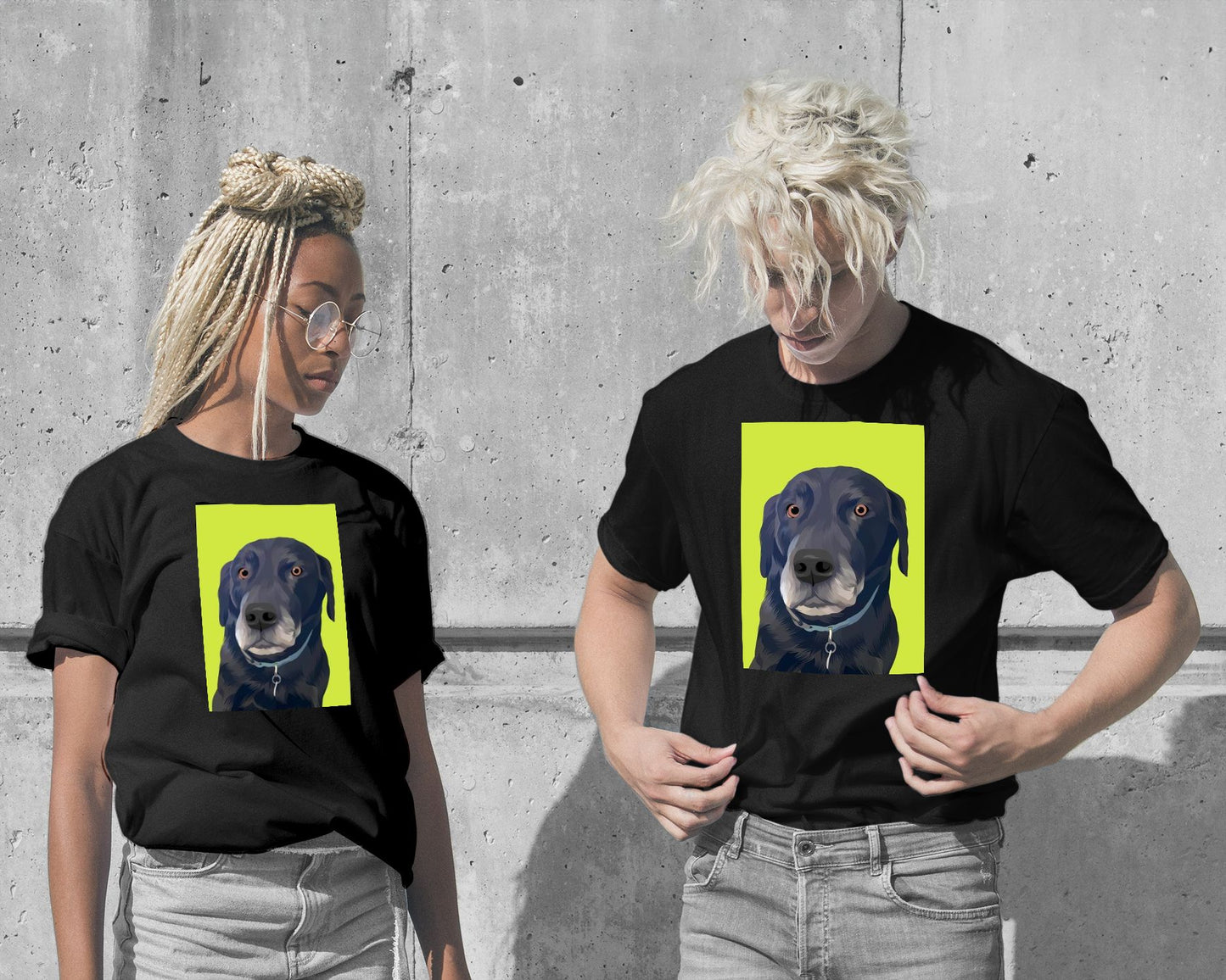 T-Shirt-black dogs - @BODAG-wow.fan