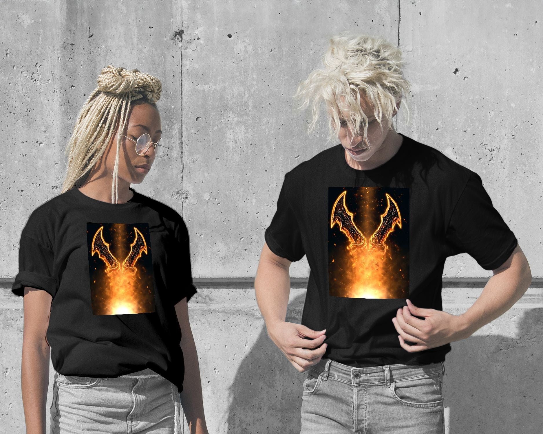 T-Shirt-Blade Chaos - @Mobilunik-wow.fan