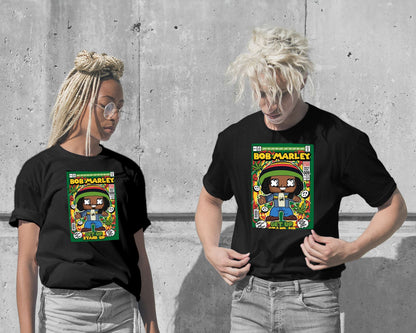 T-Shirt-Bob Marley - @hikenthree-wow.fan