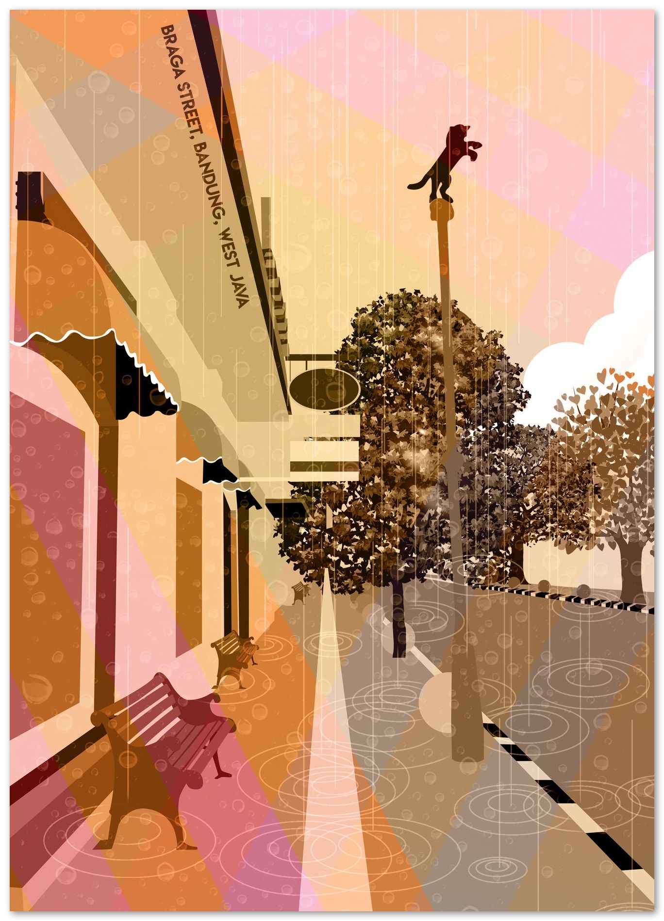 Braga Bandung Indonesia - @CoretanVector