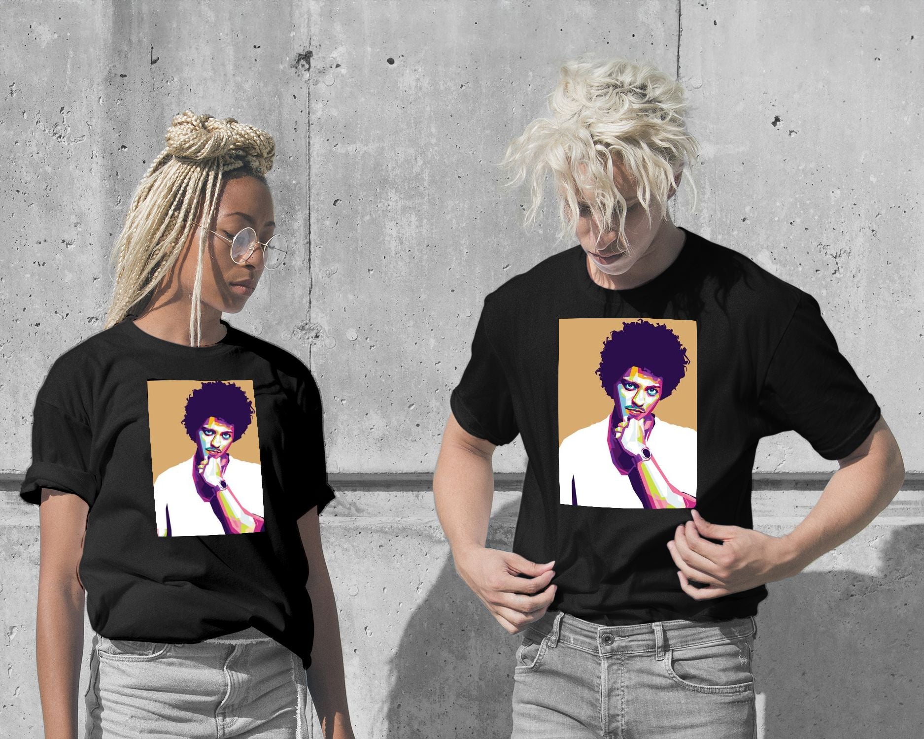T-Shirt-Bruno Mars - @PopArtMRenaldy-wow.fan