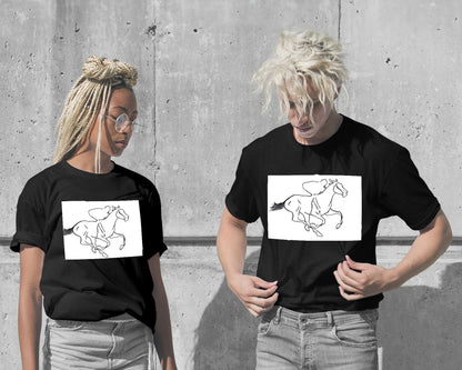 T-Shirt-CABALLO Y JINETE 2 - @JuanAlcalÃ¡-wow.fan