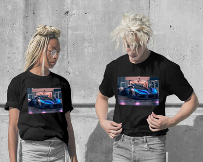 Tee Car Neon Futuristic 1 - @LightCreative