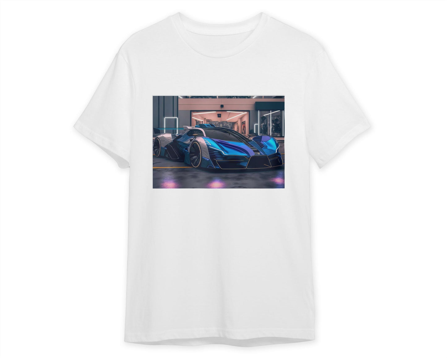 Tee Car Neon Futuristic 1 - @LightCreative