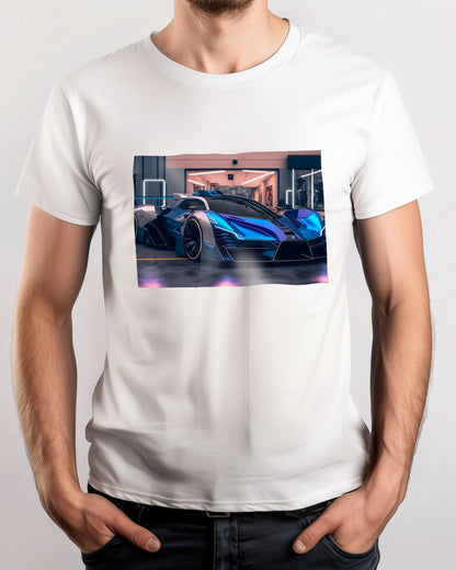 Tee Car Neon Futuristic 1 - @LightCreative
