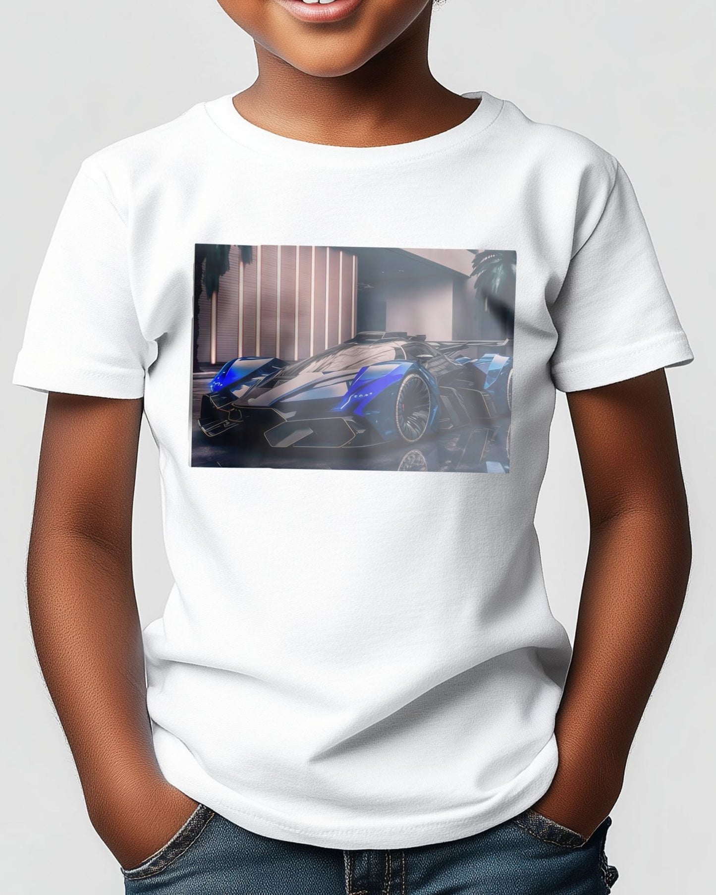 Tee Car Neon Futuristic 2 - @LightCreative