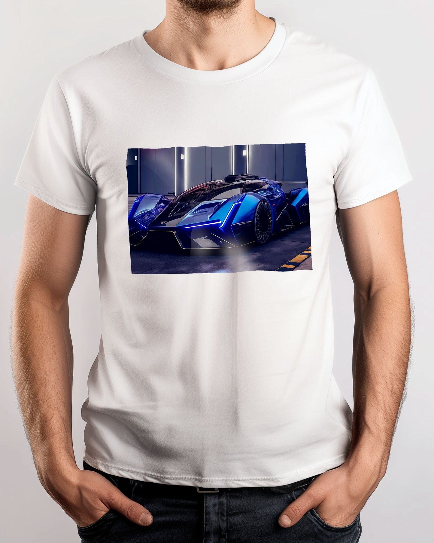 Tee Car neon futuristic - @LightCreative