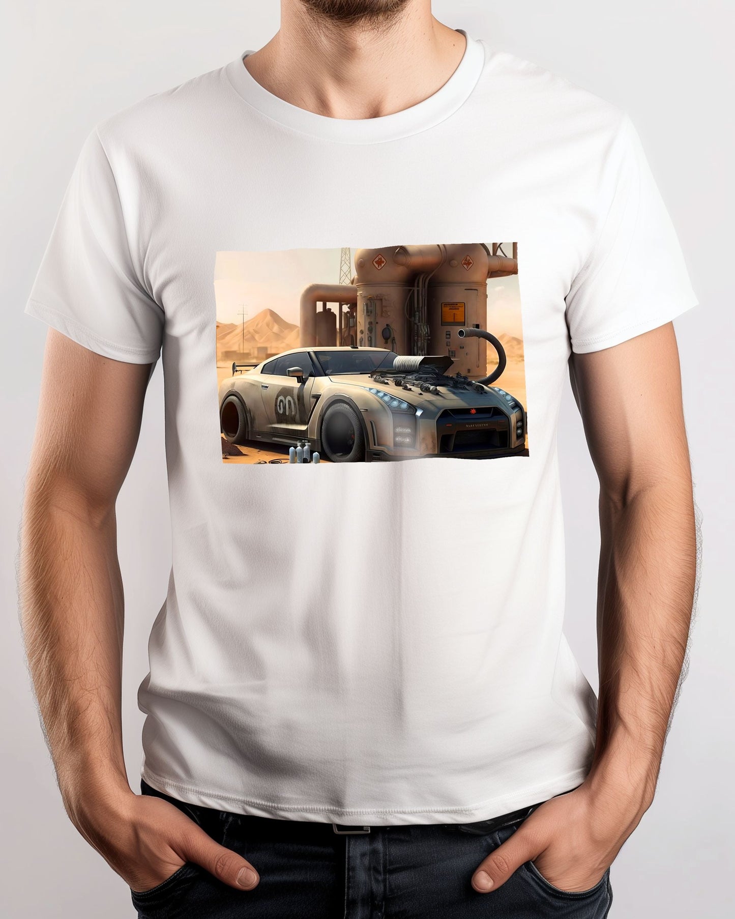 Tee Car Nissan GTR 30 Sunset 1 - @LightCreative