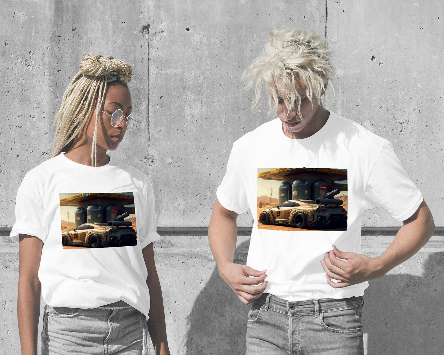 Tee Car Nissan GTR 30 Sunset 2 - @LightCreative