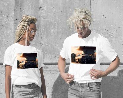 Tee Car Nissan GTR 30 Sunset 3 - @LightCreative