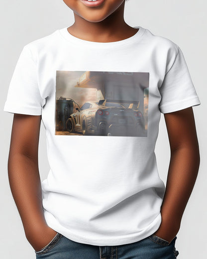 Tee Car Nissan GTR 30 Sunset 3 - @LightCreative