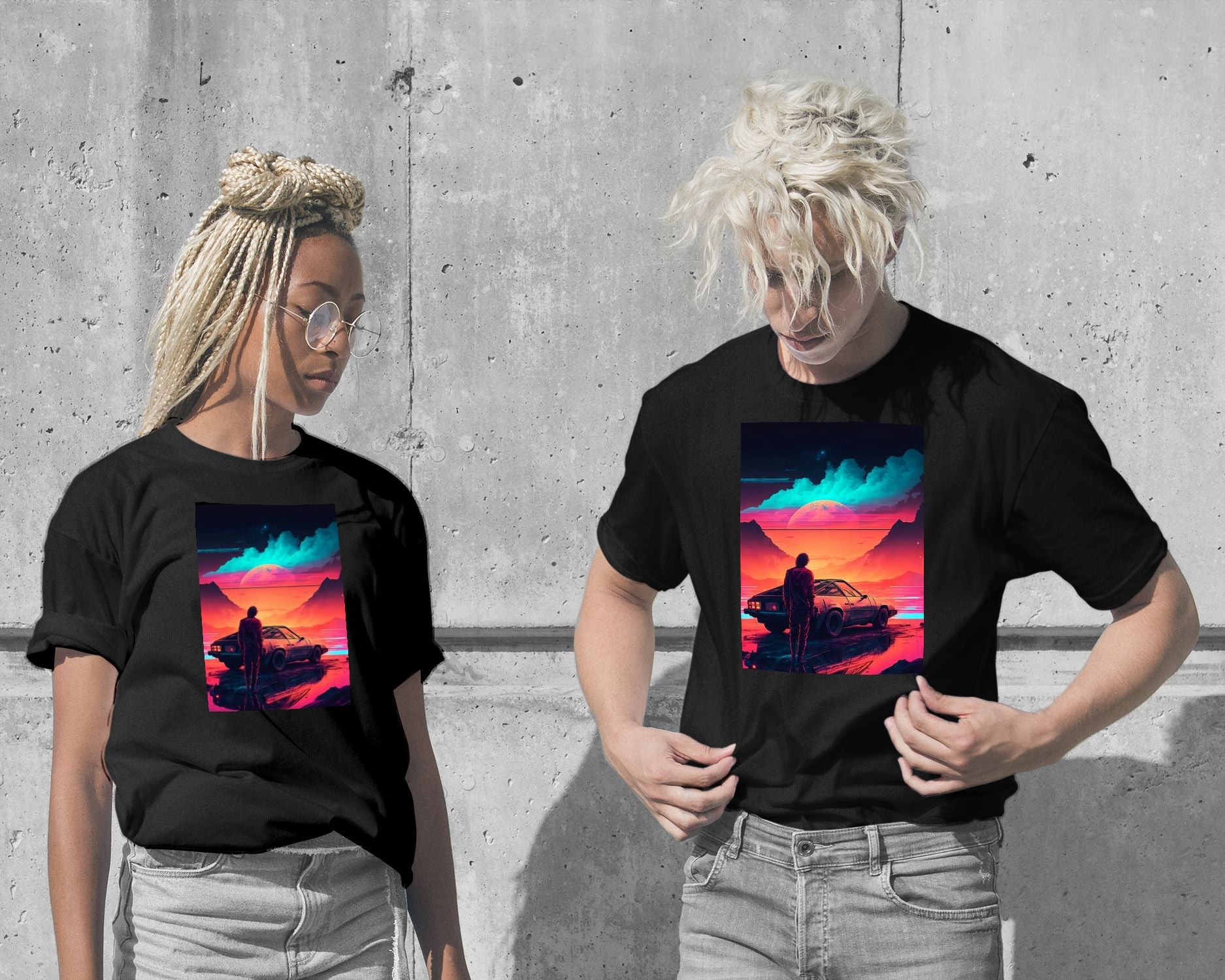 T-Shirt-Car Retro Synthwave 17 - @NotoCreative-wow.fan
