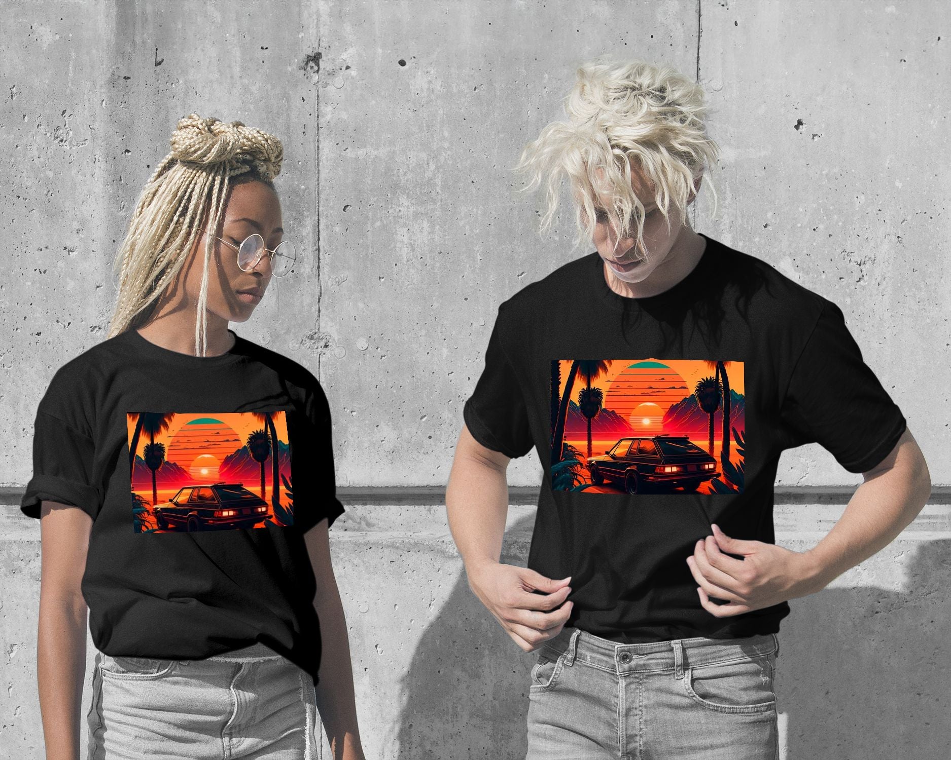 T-Shirt-Car Retro Synthwave 27 - @NotoCreative-wow.fan