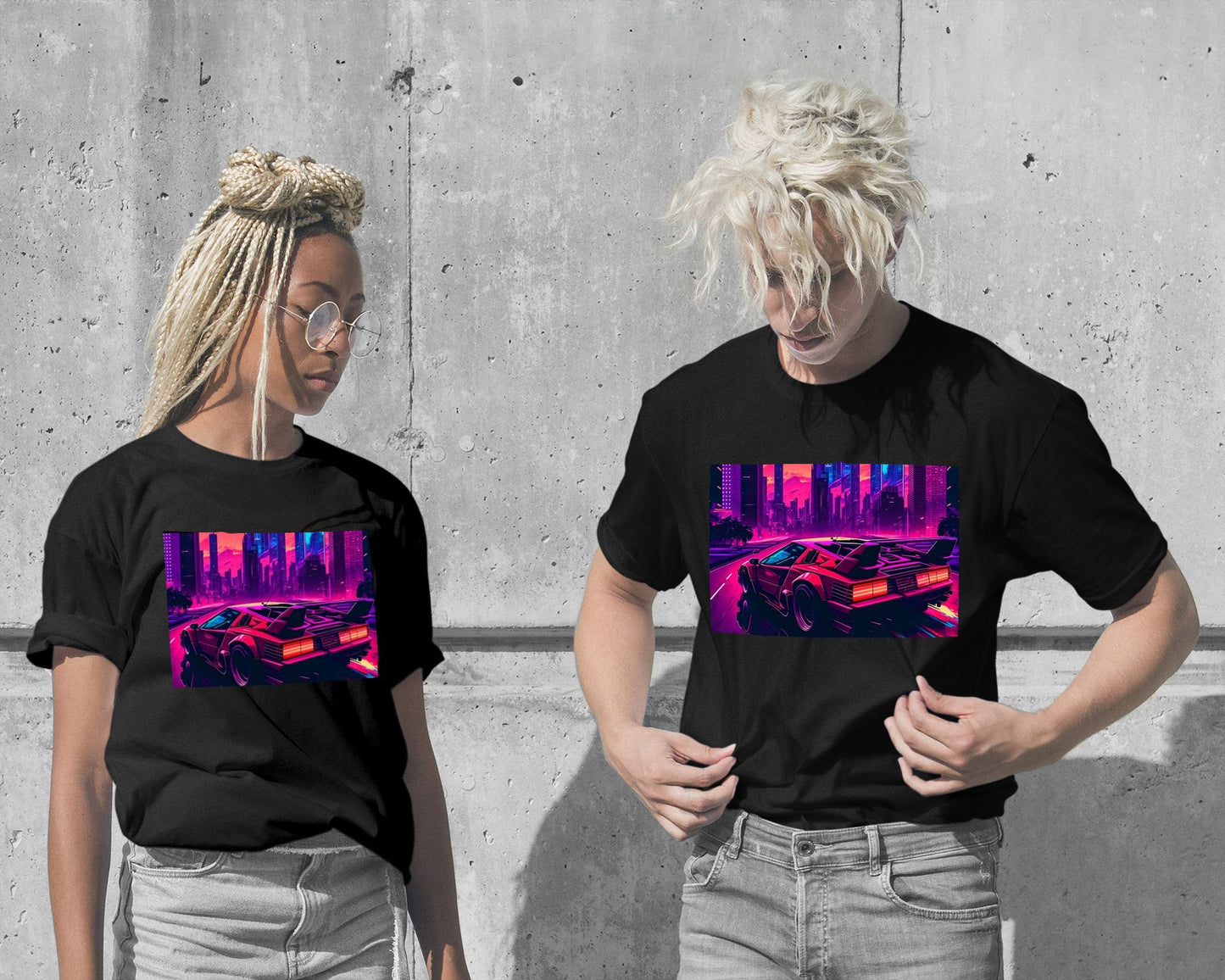 T-Shirt-Car Retro Synthwave 32 - @NotoCreative-wow.fan