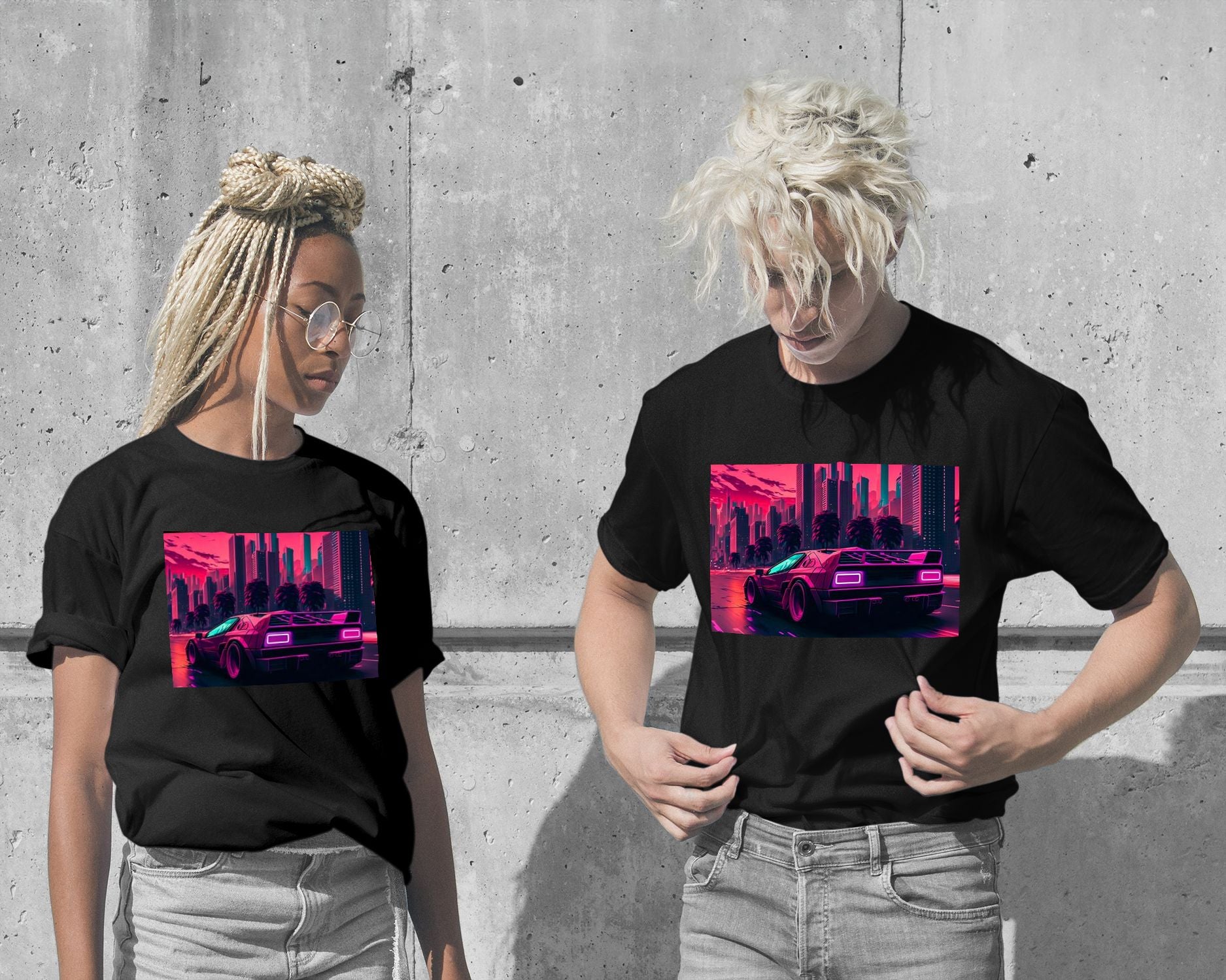 T-Shirt-Car Retro Synthwave 33 - @NotoCreative-wow.fan