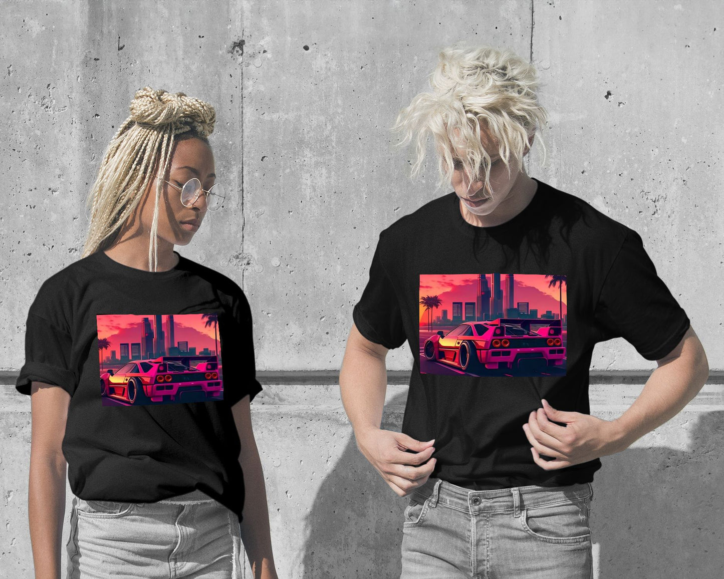 T-Shirt-Car Retro Synthwave 37 - @NotoCreative-wow.fan
