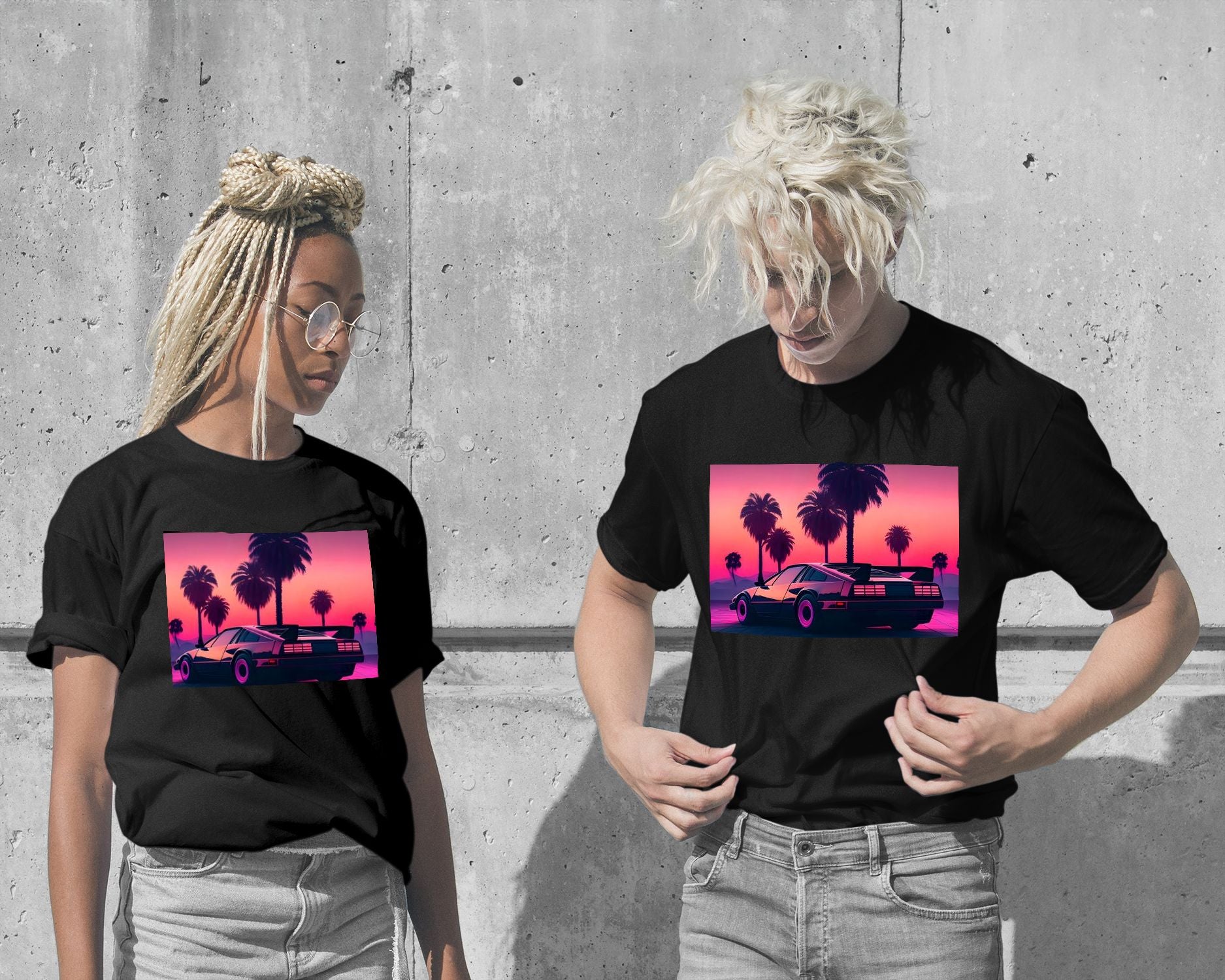 T-Shirt-Car Retro Synthwave 40 - @NotoCreative-wow.fan