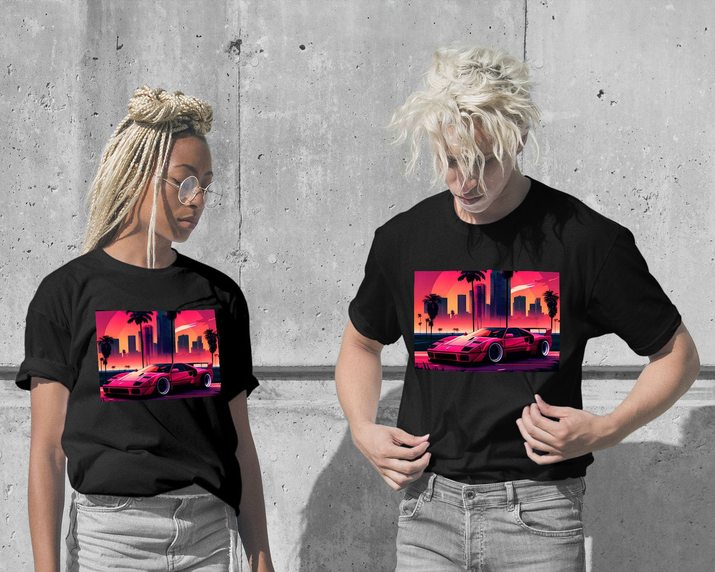 T-Shirt-Car Retro Synthwave 41 - @NotoCreative-wow.fan