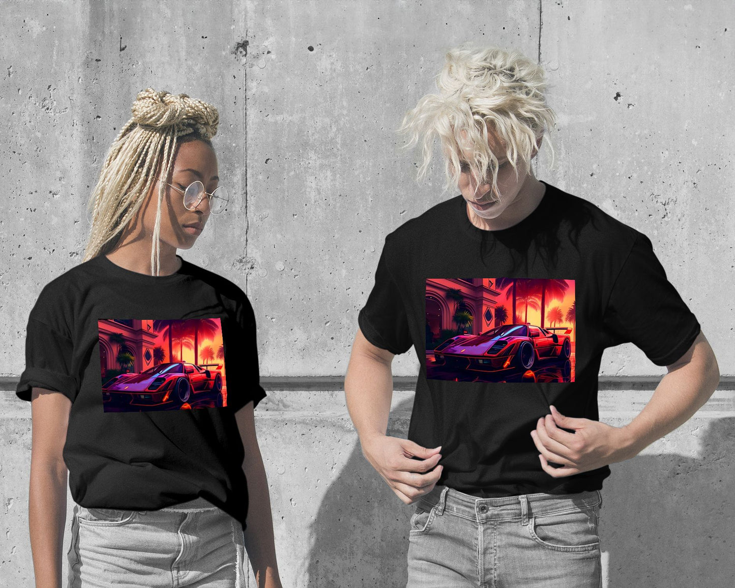 T-Shirt-Car Retro Synthwave 42 - @NotoCreative-wow.fan
