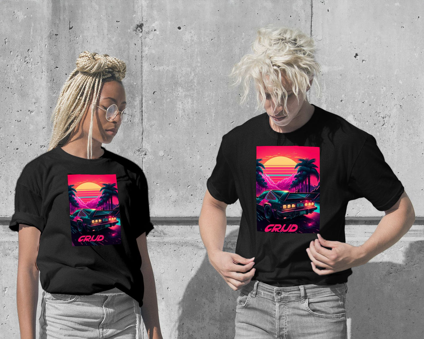 T-Shirt-Car Retro Synthwave 8 - @NotoCreative-wow.fan