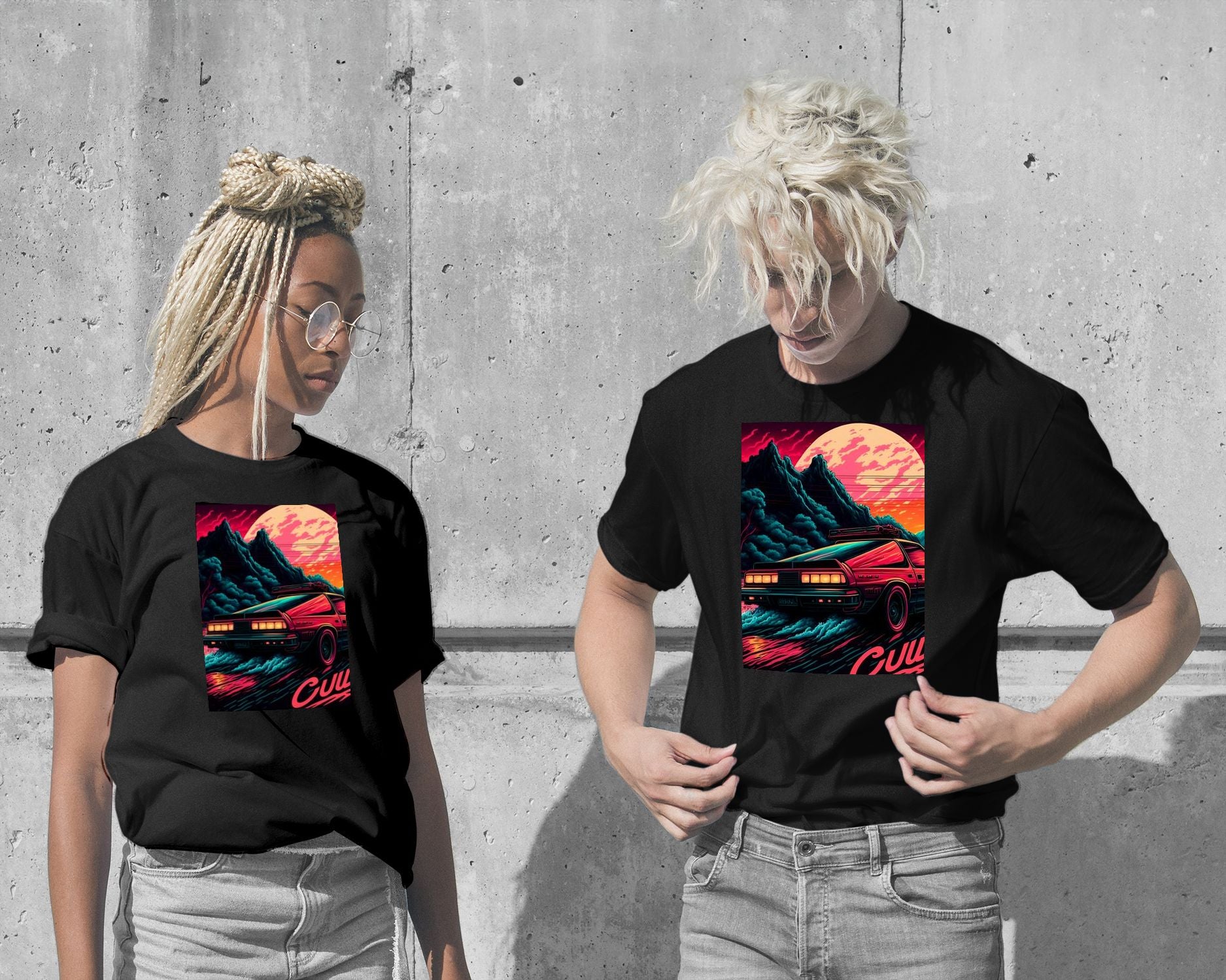 T-Shirt-Car Retro Synthwave 9 - @NotoCreative-wow.fan