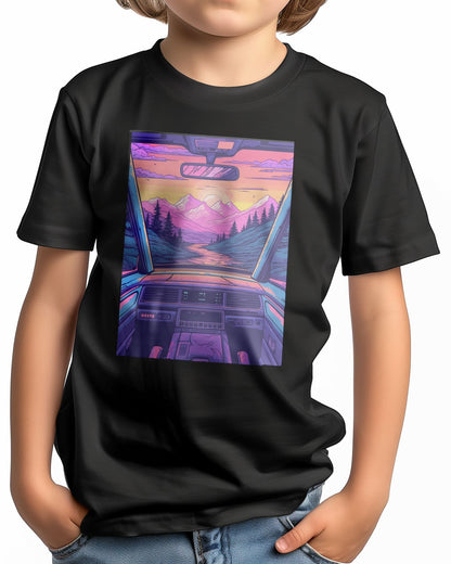 Tee Car Retro Synthwave - @GreyArt
