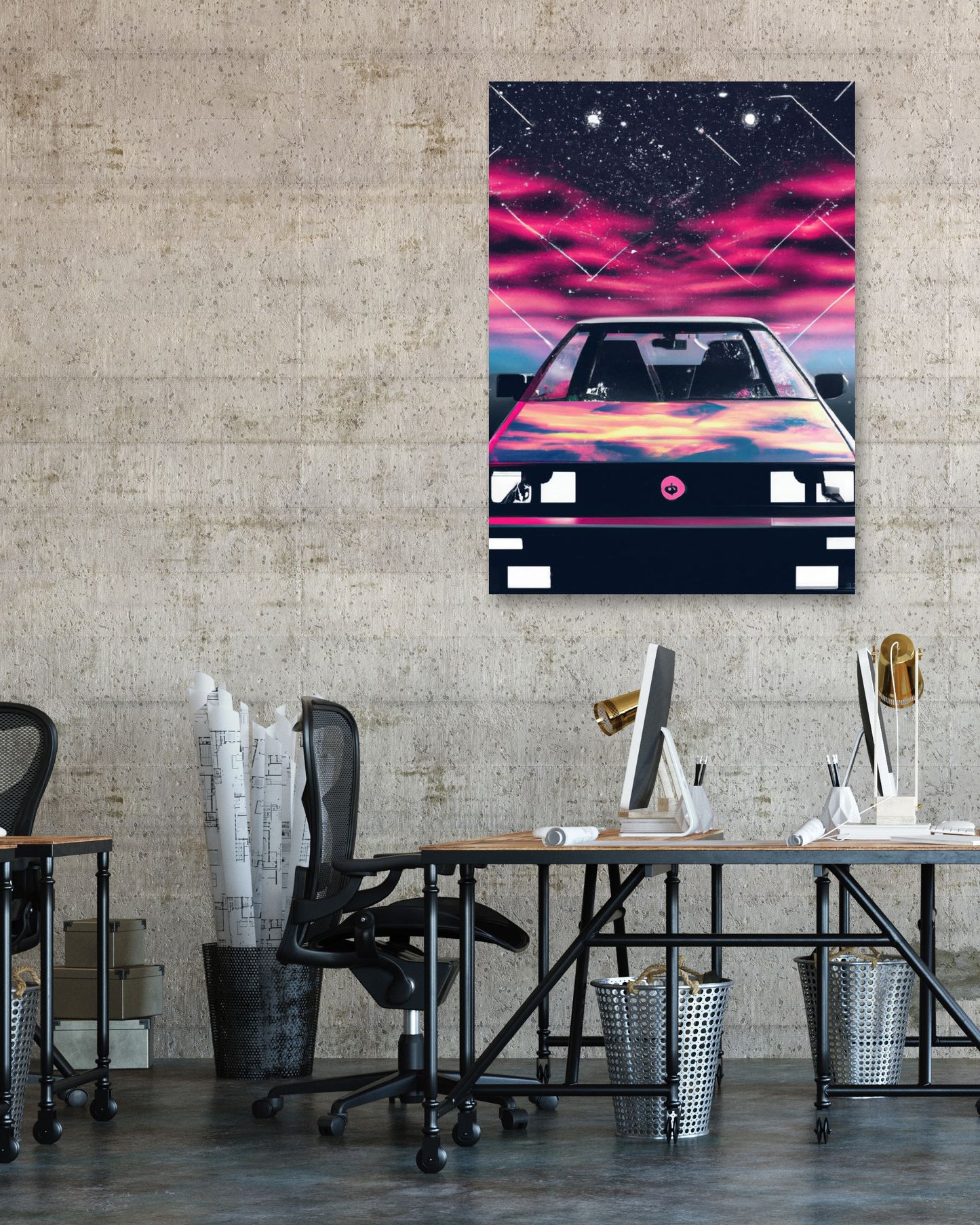 Car Retro Synthwave - @MyKido