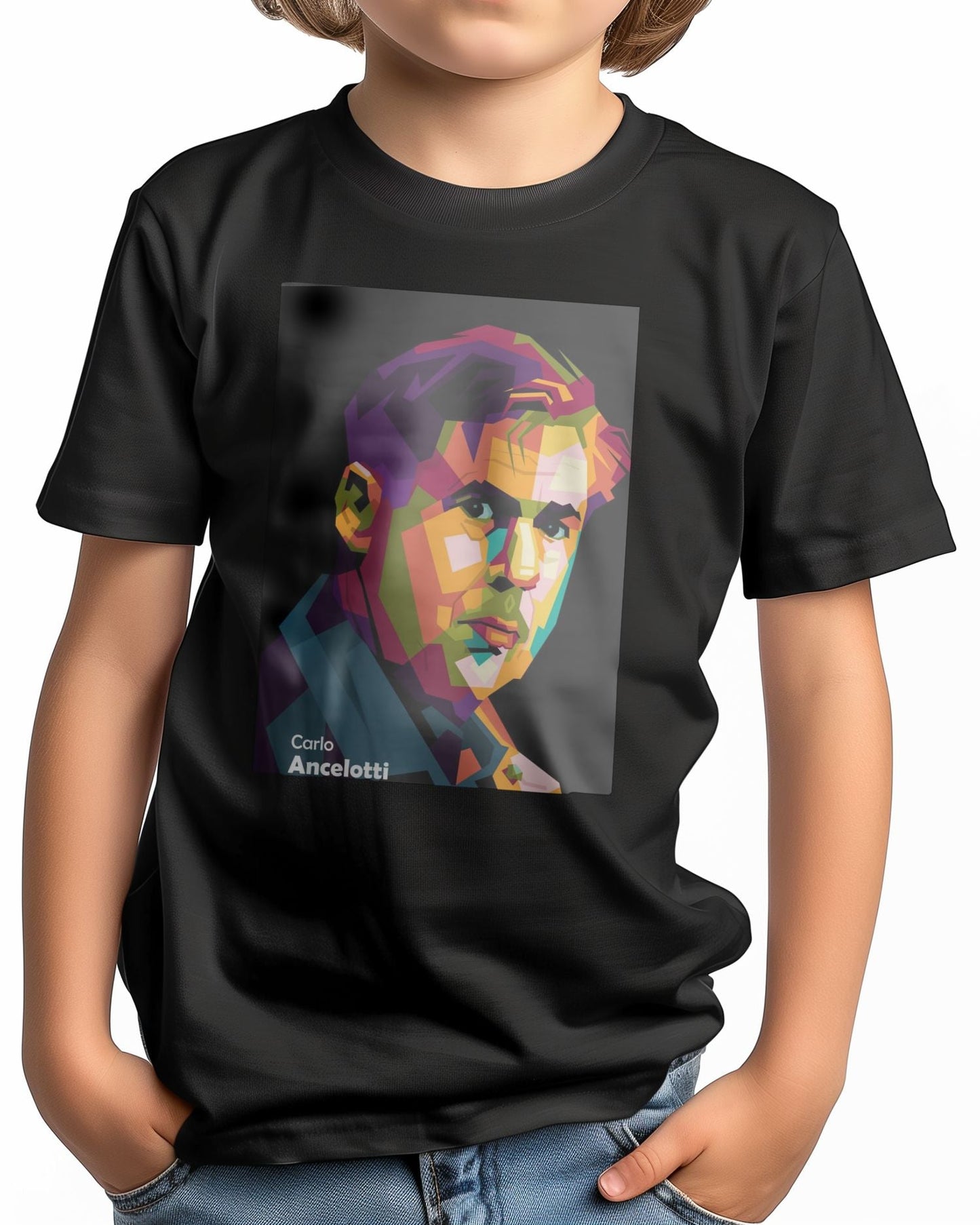 Tee Carlo Ancelotti in wpap art - @Mirupop_06