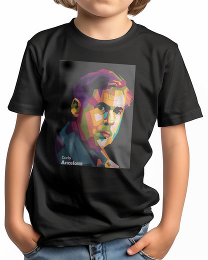 Tee Carlo Ancelotti in wpap art - @Mirupop_06