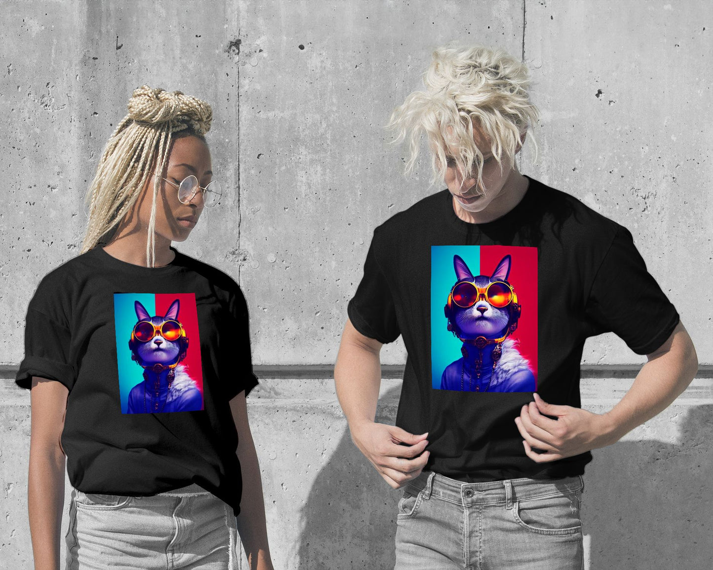 T-Shirt-Cat Atompunk - @Artnesia-wow.fan