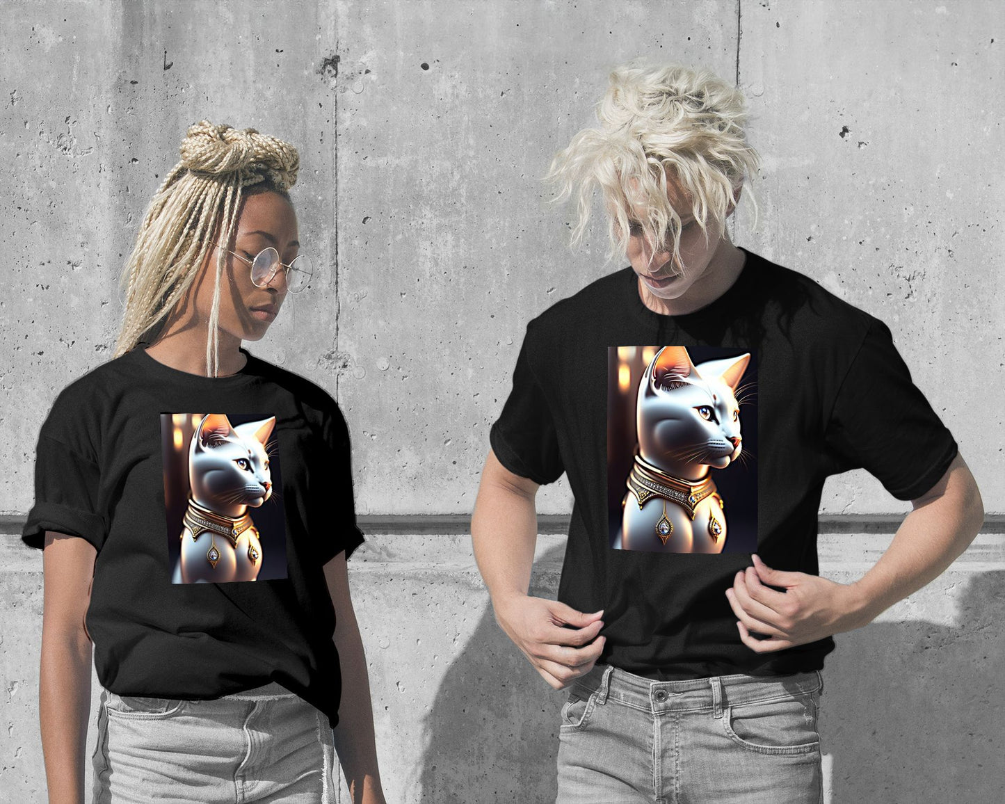 T-Shirt-cat royal potrait - @widart-wow.fan