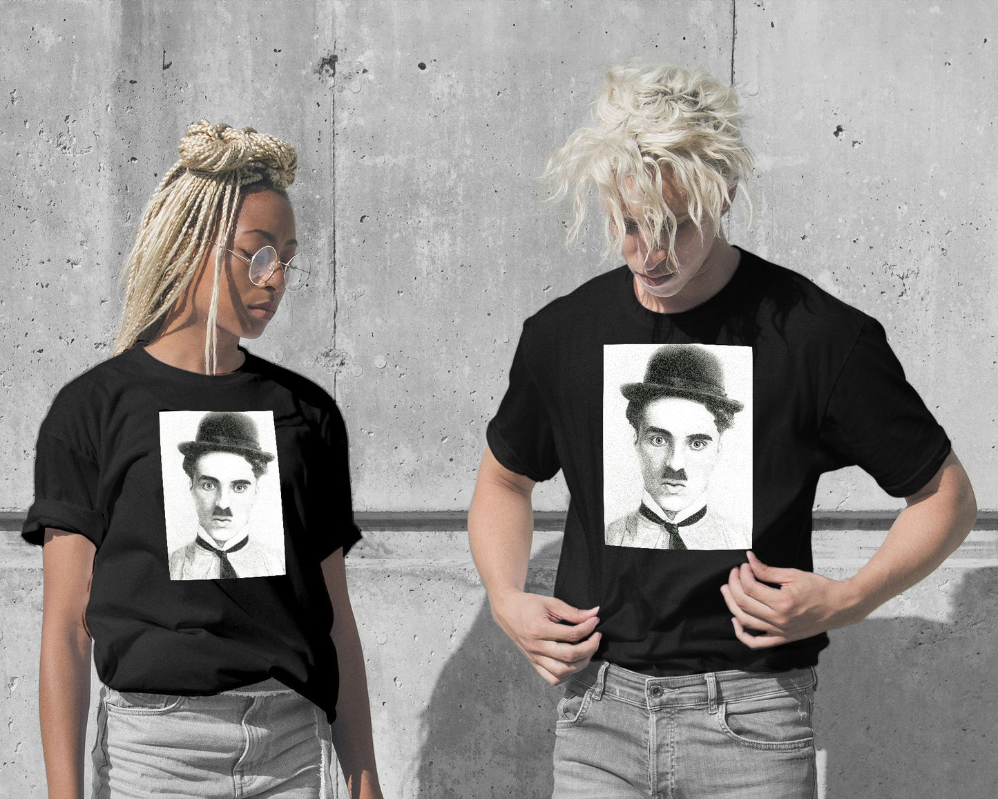 T-Shirt-Charlie Chaplin - @LordCreative-wow.fan
