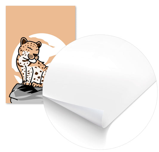 Chibi Leopard - @CoretanVector