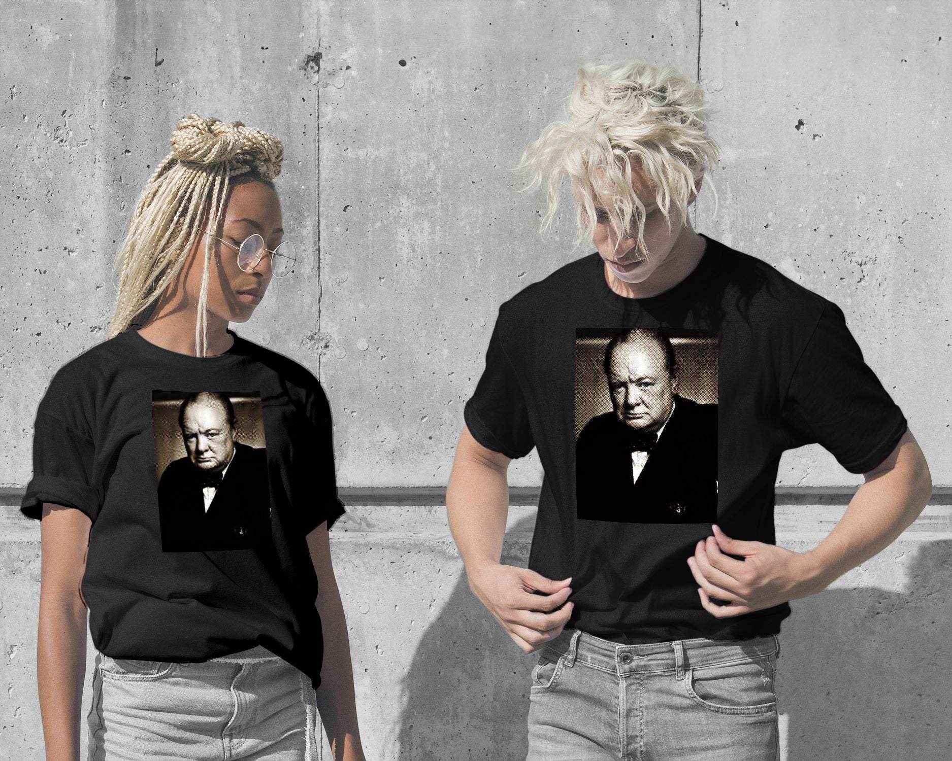 T-Shirt-Churchill - @DannyArt-wow.fan