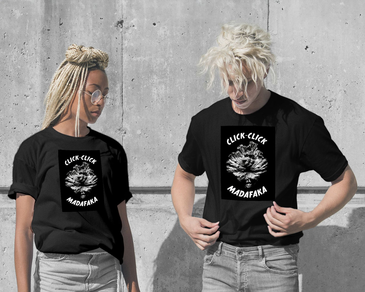 T-Shirt-Clicker Madafaka - @PowerUpPrints-wow.fan