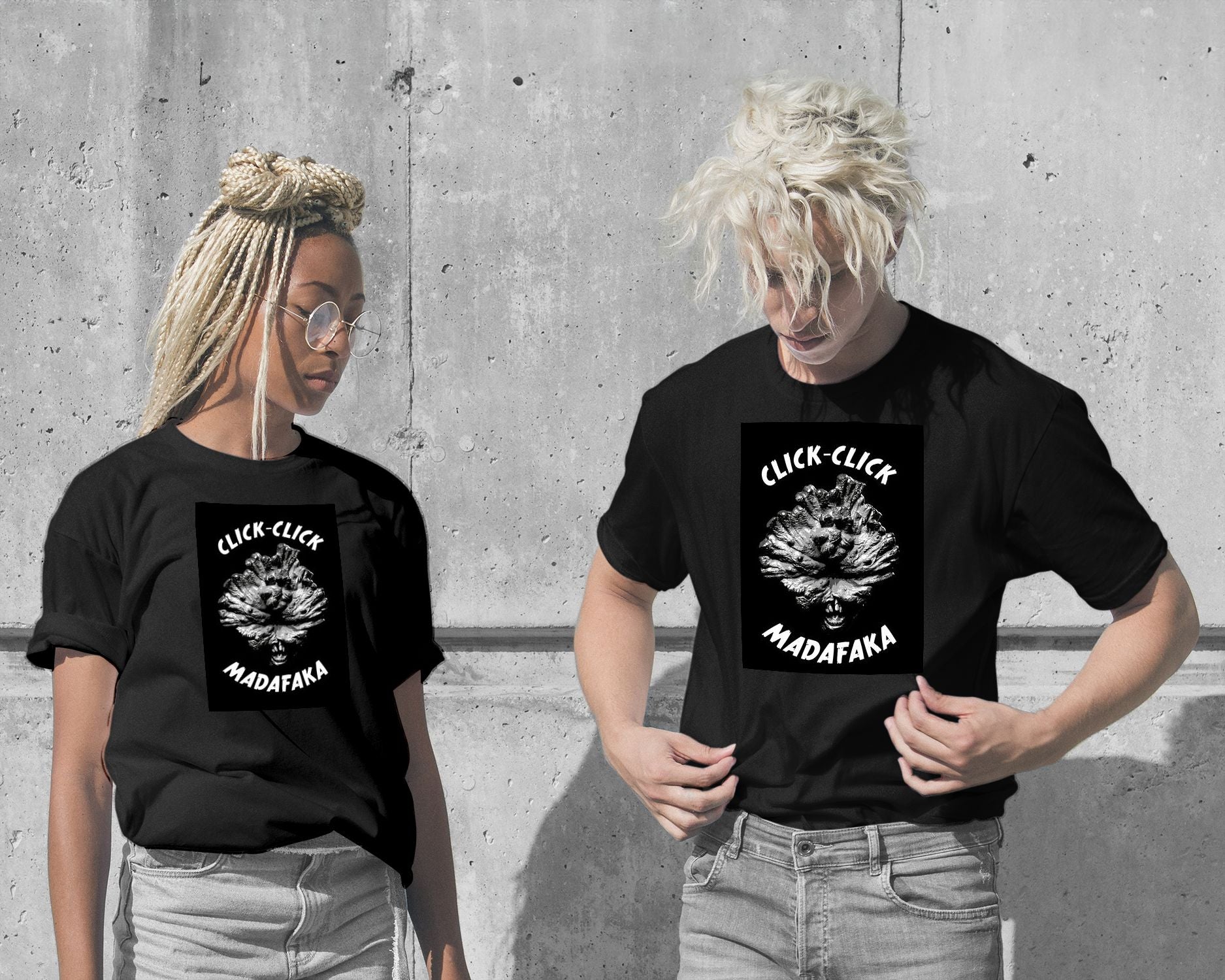 T-Shirt-Clicker Madafaka - @PowerUpPrints-wow.fan